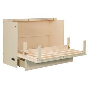 Lit Murphy pleine grandeur en or avec grands tiroirs - Product Image 6