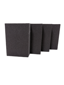 Wholesale High Quality Abrasive Sponge 100-220 Grit 4 Side Soft <b>Foam</b> Sanding <b>Block</b> Aluminum Oxide for Wood Furniture - Product Image 4