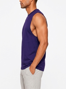 Camiseta Deportiva sin Mangas para Hombre, de Algodón, Transpirable, Suave y Cómoda, para Gimnasio, Fitness, Entrenamiento, Deportes Casuales, Ropa Deportiva de Verano - Product Image 4