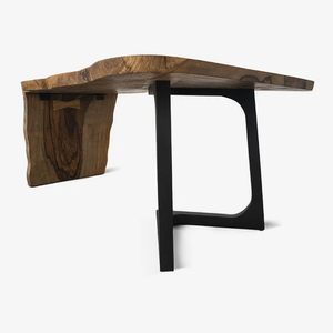 Mesa de Bar desplegable Acacia Live Edge, muebles de Hotel ecológicos para entrada, hoteles, villas, bares, restaurantes, comedor, granja - Product Image 5