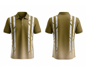 Custom Sublimation Polo Shirt Shield Design High Quality Sportswear for Men Women Youth Quick-Dry Dry-Fit Active Polo - Product Image 5