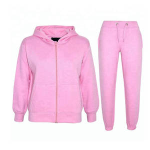 Conjunto de Chaqueta Estilo Couture de Felpa, Algodón, Corte Ajustado, Terciopelo, Dos Piezas, Chándal Corto, Personalizable con Logotipo de Lujo - Product Image 4