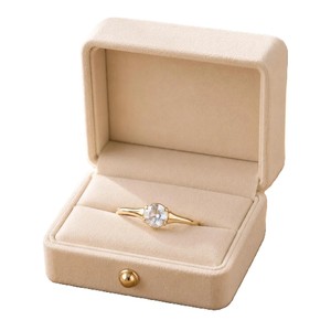 Bague de Fiançailles en Moissanite, Bague de Proposition, Bijoux Faits Main, Certifiée IGI, Or Massif 10K 14K 18K, Diamant de Laboratoire Rond Minimaliste - Product Image 1