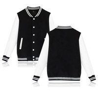 Nouvelle arrivée : veste varsity pour homme, haute qualité, en polaire, personnalisable, style baseball, avec design sur mesure, veste bomber varsity