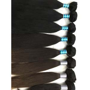 Extensiones de Cabello Humano Remy Indio 100% Virgen al por Mayor, Trama a Máquina, 10-34 Pulgadas, Marca HUMAN HAIR - Product Image 4