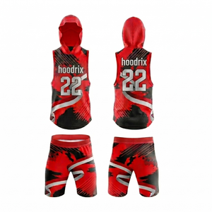 Ensemble d'uniformes de football 7v7 personnalisés, légers, haute élasticité, respirants, manches courtes, maillot et short 7 sur 7 - Product Image 1