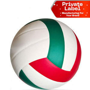 Ballon de volley-ball de plage en PU souple imperméable, personnalisable avec logo, directement de l'usine, OEM, ballon de sport de plage imprimé avec logo personnalisé - Product Image 1