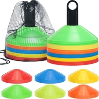 Conos de Práctica Deportivos ZAHRI SPORTS ZS-AB-138, Duraderos y Flexibles, de Plástico PE Suave, para Entrenamiento de Agilidad