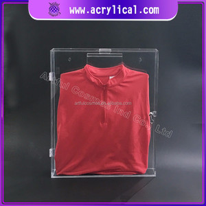 Factory Price Freestanding <b>Acrylic</b> Modern Luxury Sports Display Case for T-Shirt Display <b>Box</b> Showcasing Memorabilia - Product Image 4