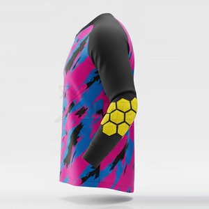 Durable Breathable Plus Size <b>Long</b> Sleeve Football Goalkeeper Jersey for Men-Athletic Training & <b>Matches</b> - Product Image 5