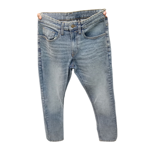 <b>Men</b> Slim Fit Straight Leg Stonewashed Denim <b>Jeans</b> <b>High</b> <b>Waist</b> Casual Cotton Pants Spring Wear Solid Color - Product Image 1