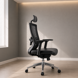 Modern Lumbar Support Gaming Ergonomic Office Chair with <b>Power</b> Adjustable Height Fabric Swivel Desk Chair - Product Image 1