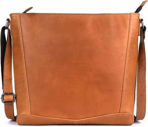 Nouveauté Sac bandoulière en cuir véritable pour femme, style classique, fermeture éclair, unisexe, usage quotidien, couleur beige, design à panneaux - Product Image 6