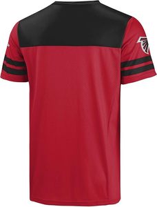Camiseta Deportiva de Malla con Cuello en V Azul Marino de los Dallas Cowboys con Detalles Grises y Logotipo de Estrella, 100% Poliéster - Product Image 6