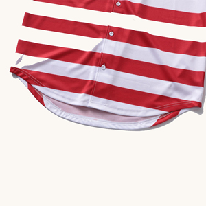 Maillots de baseball personnalisés Nom Numéro Logo Manches courtes 100% polyester Impression par transfert thermique Séchage rapide Prix bas - Product Image 3