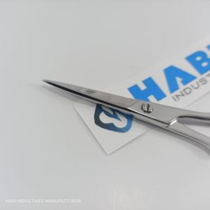 Tijeras Curvas de Hoja Larga Personalizadas, Tijeras para Cutículas de Acero Inoxidable Afiladas, para Bordado de Uñas, Pulido de Espejo, Herramienta de Manicura, Belleza - Product Image 4