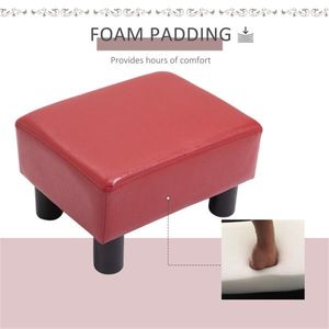 Poggiapiedi Moderno e Confortevole in Plastica e Tessuto per Soggiorno, Camera da Letto, Cucina, Hotel - Product Image 6