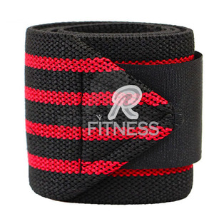 Sangles de soutien élastiques pour poignets avec logo personnalisé, pour la musculation, la gym, le powerlifting, l'entraînement - Product Image 3