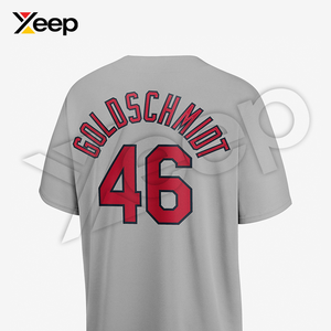 Camiseta de Béisbol Personalizada XEEP XC-BBU-20 para Hombre, Adulto, Poliéster Transpirable, Manga Corta, Ajuste Atlético, para Entrenamiento y Juego - Product Image 4