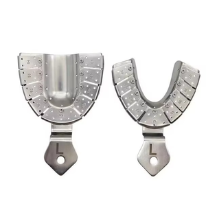 Ensemble de gouttières d'empreinte dentaire Azicon en acier inoxydable réutilisables et autoclavables pour implants ouverts et fermés - Product Image 3