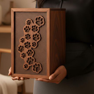 Personalized Rosewood Cremation Urn: Gambling & Casino Engraving, Custom <b>Memorial</b> <b>Keepsake</b> by AYAANS - Product Image 4