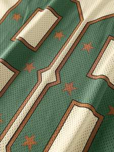 Camisetas de fútbol americano personalizadas al por mayor, unisex, sublimadas, de malla, para equipos, con diseño original de fábrica, OEM, ODM. - Product Image 4