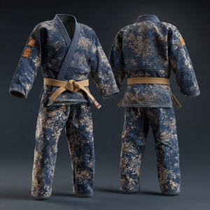 Uniforme de Judo de Diseño OEM para Artes Marciales, Traje de Karate de Camuflaje para Entrenamiento de Boxeo, Traje de Karate y Judo para Hombres y Mujeres - Product Image 3