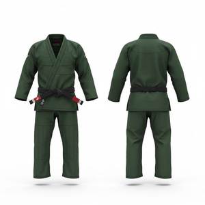 ชุดยิวยิตสู BJJ แบบสั่งทำพิเศษ ผ้าฝ้ายเนื้อเพิร์ลวีฟ ระบายอากาศได้ดี น้ำหนักเบา ทนทาน เหมาะสำหรับการฝึกซ้อม สำหรับผู้ชายและผู้หญิง - Product Image 2