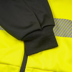 Sudadera de Seguridad Personalizada con Cierre de Cremallera, Precio de Fábrica, Tejido de Poliéster de 320 g, Alta Visibilidad, ANSI Clase 3, EN ISO Clase 3 - Product Image 2