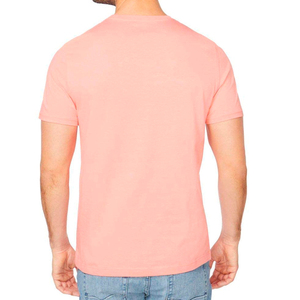 Men's Heavy Worsted Cotton T-Shirt Custom Design 100% Knitted Cotton Short Sleeves Loose Fit Silk <b>Screen</b> Printed O-Neck Formal - Product Image 2
