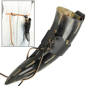 Corne à boire viking avec support en fer pour la consommation à domicile, au restaurant, au bureau et lors de fêtes. Qualité supérieure et de premier ordre. - Product Image 5