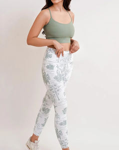Soutien-gorge de sport et de yoga pour femme, de qualité supérieure, à bretelles croisées, col en U, léger, sans couture, respirant, maintien élevé, couleur unie, fermeture avant - Product Image 4