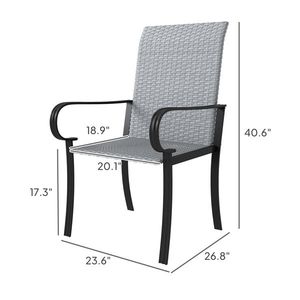 Sedie a dondolo in rattan - Product Image 2