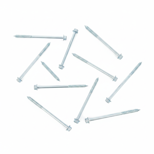 Vis à bois à tête hexagonale zinguées résistantes à la rouille - Filetage partiel, spécifications personnalisées - Product Image 1