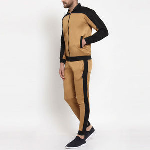 <b>Men's</b> Two Piece Athletic Tracksuit Set Breathable Moisture Wicking Sports <b>Jacket</b> with Comfortable Stretch Jogger Pants - Product Image 3