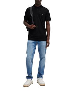 Chemises polo pour hommes 100% coton, manches courtes, coupe ajustée, coton extensible, broderie personnalisée, tissu respirant anti-froissement - Product Image 5