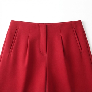 Shorts d'été formels pour femmes de haute qualité en flanelle 100% coton, taille élastique, séchage rapide, 380g, couleur unie, fabriqués au Pakistan - Product Image 4