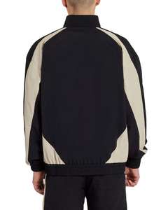 ชุดแจ็คเก็ตวินด์เบรกเกอร์และกางเกงขาสั้นผู้ชายแบบสองสี ชุดกีฬาน้ำหนักเบาสองชิ้น สำหรับวิ่ง ออกกำลังกาย สไตล์สตรีทแวร์ - Product Image 2