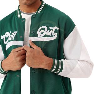 Por encargo al por mayor buen proveedor OEM última mejor calidad ropa de invierno bordado Streetwear College Baseball Varsity chaquetas - Product Image 1