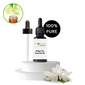 Huile essentielle de gingembre et de lys Aromaaz International, 100% pure, pressée à froid, anti-âge, parfum floral, huile de gingembre et de lys pour tous types de peau - Product Image 2