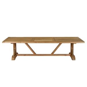 Luxury <b>Reclaimed</b> Teak Wood Dining <b>Table</b>-Waterproof Eco-Friendly Durable Modern Outdoor Garden Furniture - Product Image 2