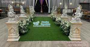 South Indian Wedding Archway <b>Decor</b> with <b>Elephants</b> Luxury Wedding Archway for Indian Wedding Ceremony Decoration - Product Image 4