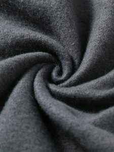 เสื้อฮู้ดมีซิปหน้าสีพื้นแบบยูนิเซ็กซ์ แขนยาว มีเชือกผูกเอว กางเกงวอร์มสตรีทแวร์ทรงหลวมโอเวอร์ไซส์สำหรับฤดูหนาว - Product Image 5