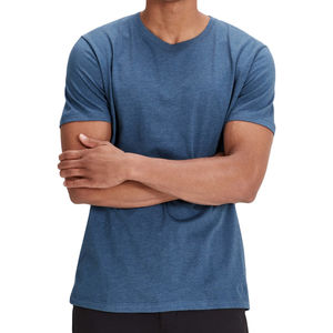 Camiseta de Algodón 100% Pesado con Logotipo Personalizado Estilo Vintage para Hombre, Cuello Redondo, Estilo Casual, Impresión Serigráfica, Venta al por Mayor a Granel, Colores Sólidos - Product Image 1