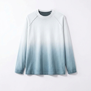 เสื้อยืดแขนยาวลายพิมพ์แบบวินเทจสำหรับผู้ชายและผู้หญิง-ผ้าฝ้าย 100% คอกลม ถักทอ ระบายอากาศได้ดี สวมใส่สบายๆ - Product Image 1