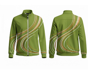 Veste de sport personnalisée à fermeture éclair intégrale avec impression par sublimation sur toute la surface, chaude, respirante et à séchage rapide |   Tailles Hommes Femmes Jeunes - Product Image 6
