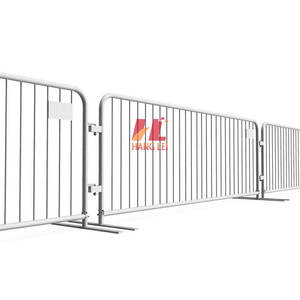 Barriera estraibile del passaggio pedonale del traffico e della strada del metallo con isolamento rinforzato che scherma la recinzione d'acciaio temporanea - Product Image 1