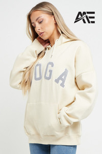 Sudadera con capucha de chenilla personalizada para mujer, estilo universitario, oversize, de forro polar, proveedor OEM de ropa urbana, sudaderas con capucha para mujer - Product Image 2