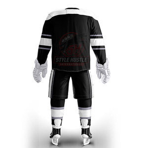 Uniforme de hockey sobre hielo cómodo y personalizado, en stock, 100% poliéster. - Product Image 3