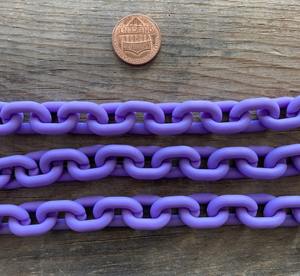 Cadenas de resina personalizables de gran tamaño y colores claros, disponibles en varios colores. - Product Image 2